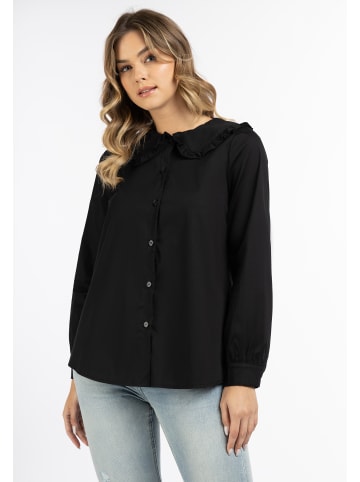 DreiMaster Vintage Damen Bluse in Schwarz