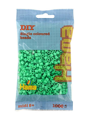 Hama Beutel mit 1000 Midi-Bügelperlen hellgrün - ab 5 Jahren