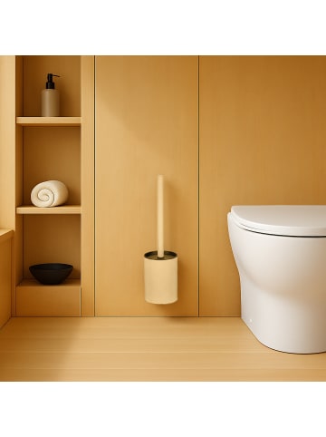 relaxdays Toilettenbürste in Weiß - (B)9 x (H)40,5 x (T)10 cm