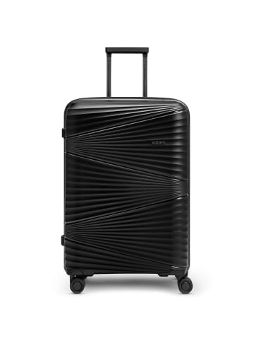 Pactastic Collection 02 THE MEDIUM 4 Rollen Trolley 67 cm in black metallic