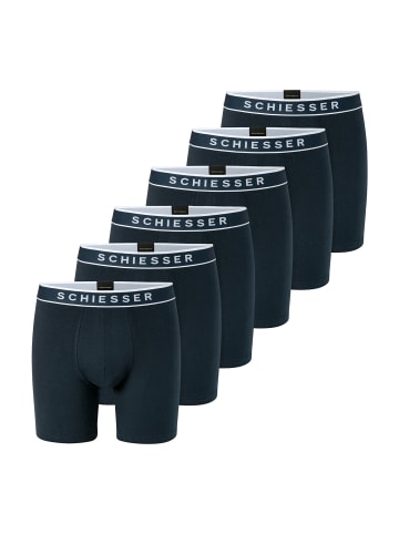 Schiesser Langer Boxer 955 Multi in nachtblau,nachtblau