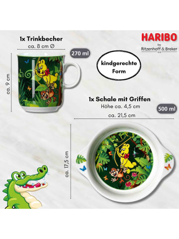 Ritzenhoff & Breker Kindergeschirr-Set Haribo Jungle bunt in bunt