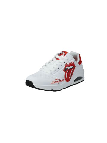 Skechers Sneaker UNO - ROLLING STONES SINGLE! in white/red