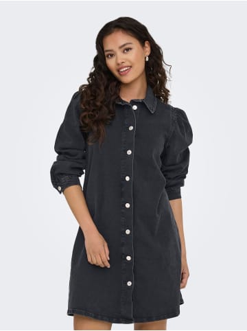 ONLY Jeanskleid in Washed Black