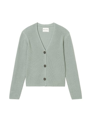 Marc O'Polo V-Neck-Cardigan relaxed in faded mint