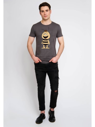 Logoshirt T-Shirt Die Biene Maja - Willi in grau