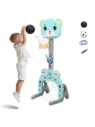 COSTWAY 3 in 1 Basketballständer in Grün