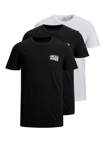 Jack & Jones T-Shirt JJECORP LOGO PLAY 3er PACK in verschiedene
