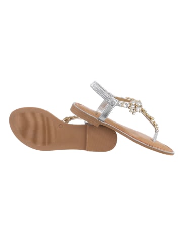 Ital-Design Sandale & Sandalette in Silber