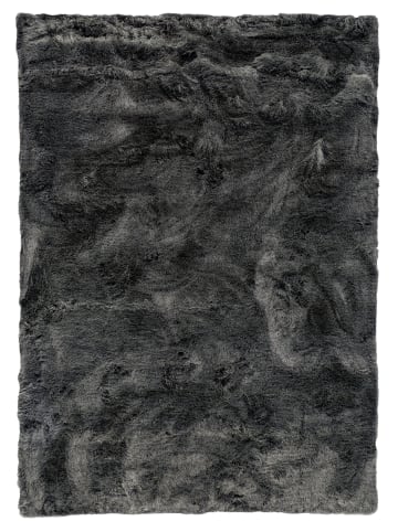 Pergamon Luxus Super Soft Fellteppich Aspen Meliert in Antraciet