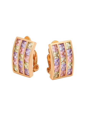 faina Earrings in Gold Multicolor