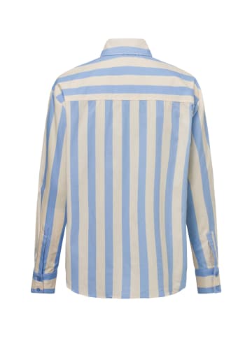 Franco Callegari Bluse in hellblau beige