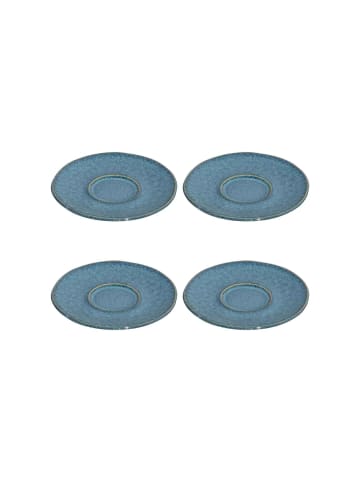 LEONARDO 4er Set Espressountertassen Matera in ø 11.0 cm in blau