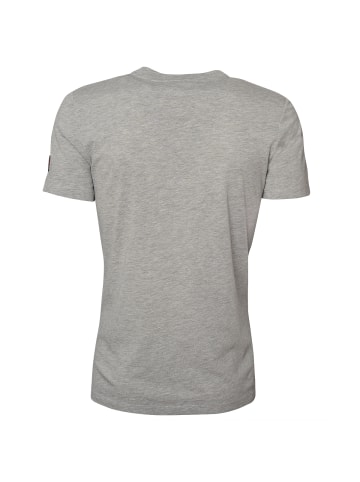 Roberto Geissini Skull-Cards T-Shirt Grau