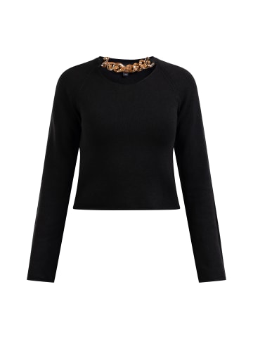 faina Strick Pullover in SCHWARZ