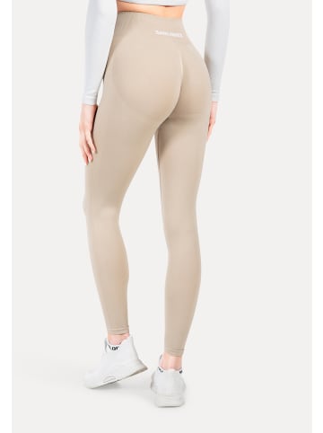 SMILODOX Leggings Cetrina Scrunch in Taupe