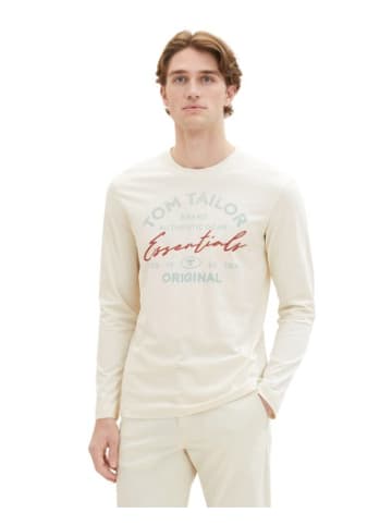 Tom Tailor Tshirt in Beige