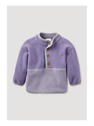 Hessnatur Fleece Sweater in lila