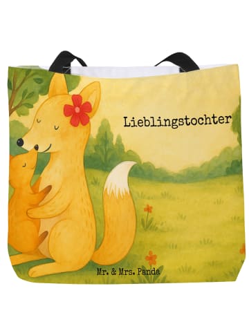Mr. & Mrs. Panda Schultasche Fuchs Mama Design mit Spruch in Weiß