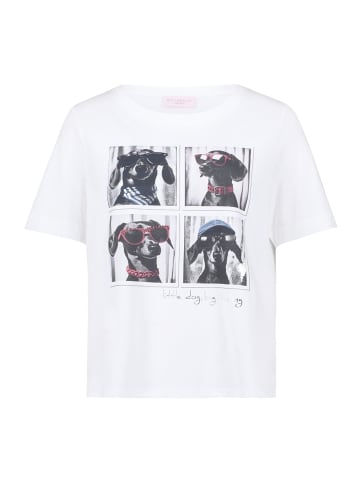 Betty Barclay Basic Shirt mit Aufdruck in Patch White/Black