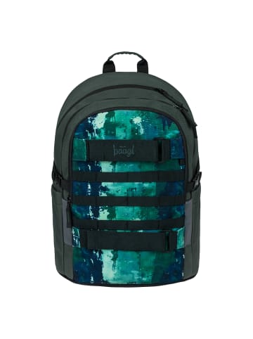 BAAGL Schulrucksack Skate in Grün Forest - 29x43x20cm