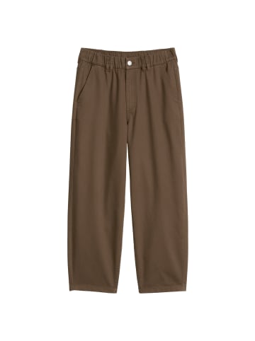 Marc O'Polo DENIM Barrel-Pants cropped in Hazelnut Brown