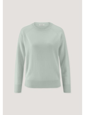 Hessnatur Hessnatur Strick Pullover Relaxed aus Cashmere mit Recycling-Anteil in polargrün