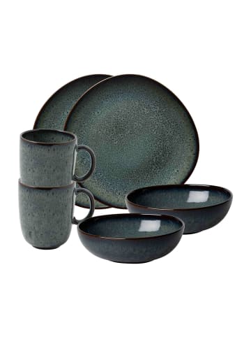 like. by Villeroy & Boch 6er Set Frühstücks-Set Lave in Gris