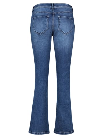 CARTOON Bootcut Jeans figurbetont in Dark Blue Denim