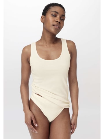 Hessnatur Tanktop Rundhals Fitted 2er-Set in natur