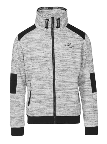 KOROSHI Sweatshirt Jacke in grau