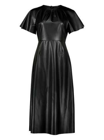 Zero  Midikleid in Lederoptik in Black Beauty