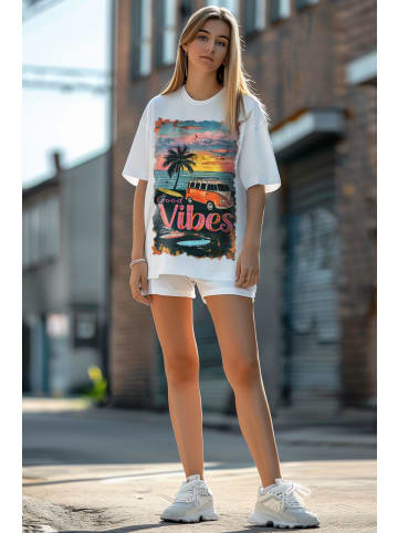 Reichstadt Reichstadt Oversized T-Shirt Damen  24RSW057 Surfside Vibes XL