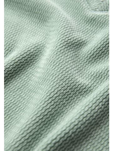 Street One Kuscheliges V-Neck Shirt in Grün