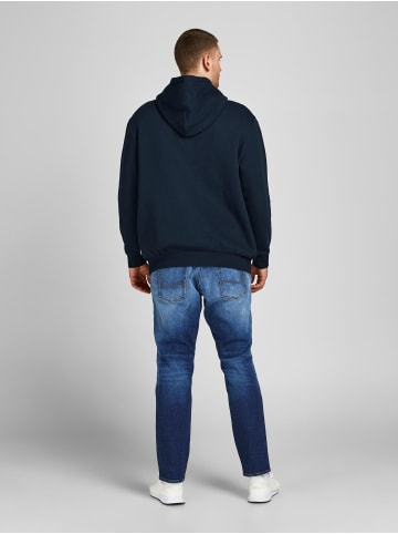 Jack & Jones Hoodie mit Logo Print JJECORP Kapuzen Pullover in Navy
