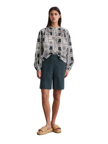 Marc O'Polo Print-Bluse relaxed in multi/muted blue