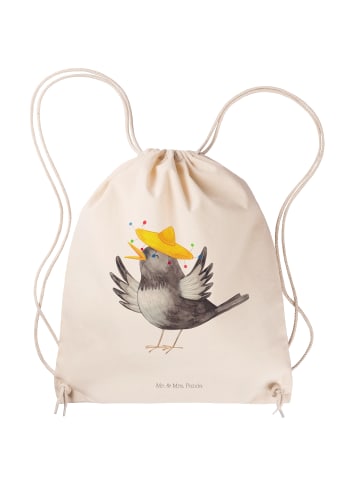 Mr. & Mrs. Panda Gymtasche Rabe Sombrero ohne Spruch in Creme