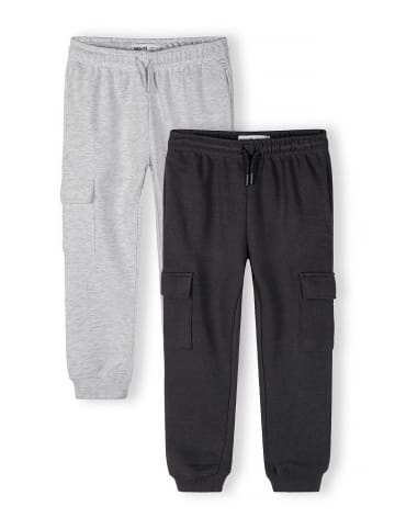 Minoti 2-er Pack Jogginghose 29FLEECE281 in graumeliert