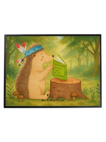 Mr. & Mrs. Panda Schreibunterlage Igel Federschmuck Design ohne ... in Weiß