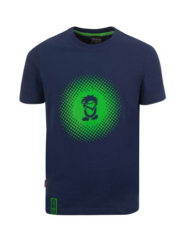 Trollkids T-Shirt "Pointillism" in Marineblau / Vipergrün