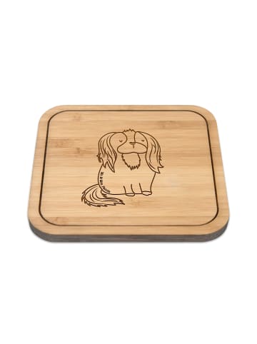 Mr. & Mrs. Panda Glasuntersetzer Hund Cavalier King Charles Span... in Transparent