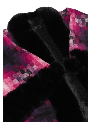 Usha Women Poncho in Pink Mehrfarbig