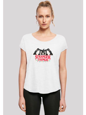 F4NT4STIC Long  T-Shirt Stranger Things Demogorgon Lights in weiß