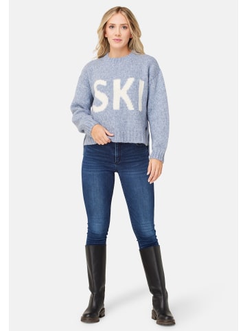 Krimson Klover Pullover Ski Sweater in baby blue
