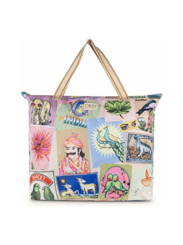 Oilily Flaming Symbols Shopper Tasche 73 cm almond oil