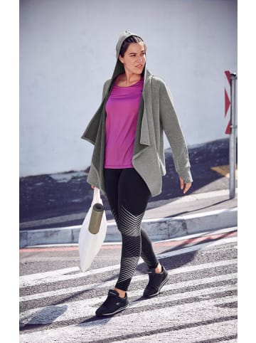 Kangaroos Leggings in schwarz-lila