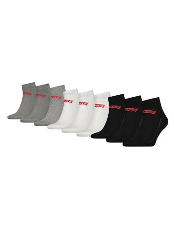 Levi´s Socken 9er Pack in Schwarz/Weiß/Grau