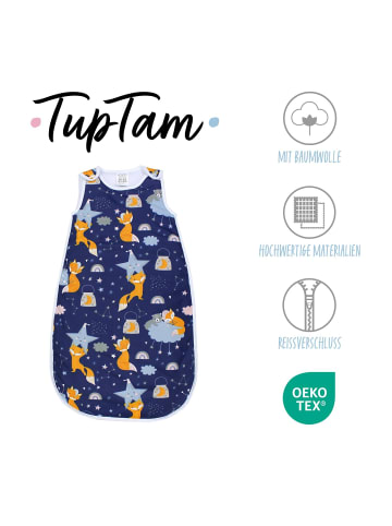 TupTam Baby Ganzjahres Schlafsack Wattiert in dunkelblau