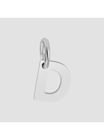 Adeliás Unisex Anhänger – Buchstabe N Buchstabenanhänger aus 925 Silber in silber