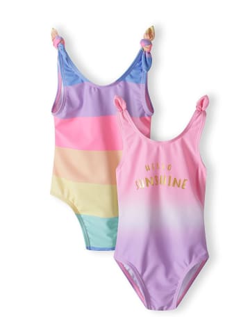 Minoti 2er. Set: Badeanzug 22swim18 in lila